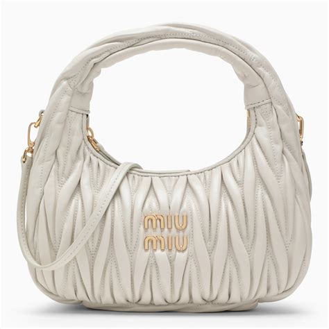 miu miu white handbag